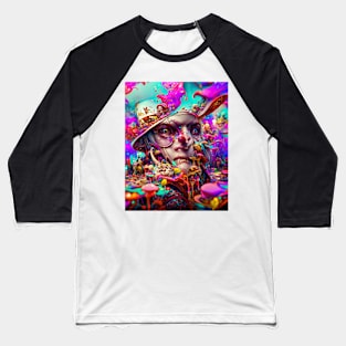 Fear And Loathing In Wonderland #72 Baseball T-Shirt